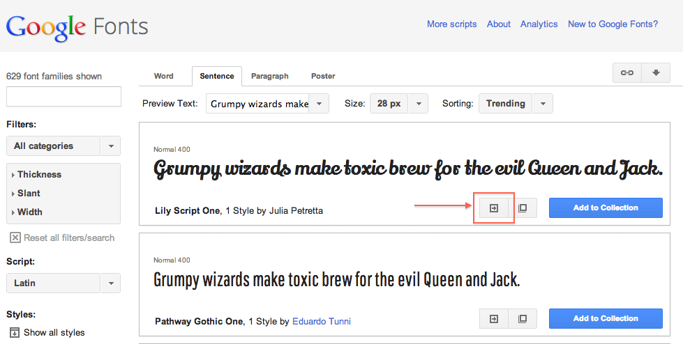 Quick use google font for Moodle Quick use google font for Moodle