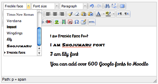How to add Google fonts to Moodle How to add Google fonts to Moodle