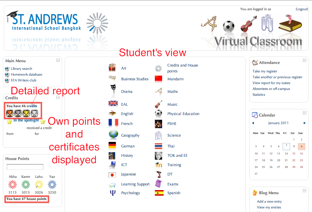 This is what students see This is what students see