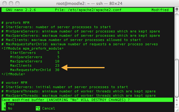 Apache configuration file MaxClients Apache configuration file MaxClients